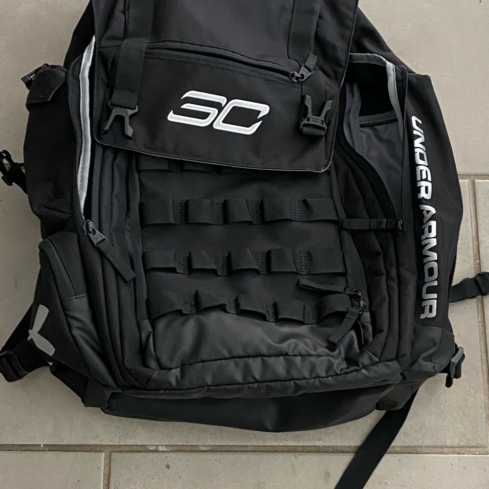 Under Armour Black and Gray Men's Backpack - Stephen Curry
